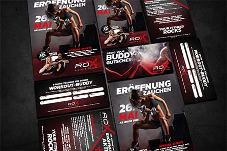 Grafikdesign Rox Fitness