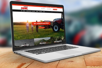 Webdesign Agentur Villach krassgrün.at - Website für Landtechnik Zankl